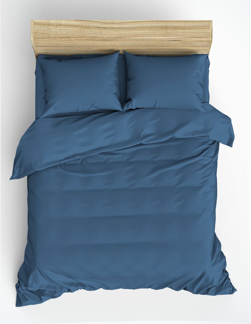 Mossala sengesett 240x220 cm - Blå - Tekstiler & tepper - Sengetøy - Sengesett - Dynetrekksett dobbeltseng