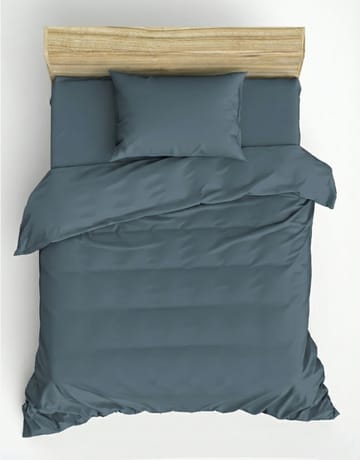 Nelam sengesett 140x200 cm - Antrasitt - Tekstiler & tepper - Sengetøy - Sengesett - Dynetrekksett enkeltseng