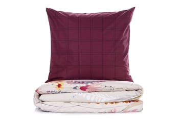 Omvyn sengesett 240x220 cm - Klar vinrød - Tekstiler & tepper - Sengetøy - Sengesett