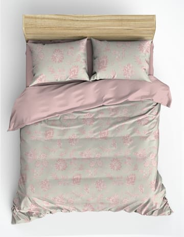 Osvian sengesett 240x220 cm - Pudder - Tekstiler & tepper - Sengetøy - Sengesett - Dynetrekksett dobbeltseng