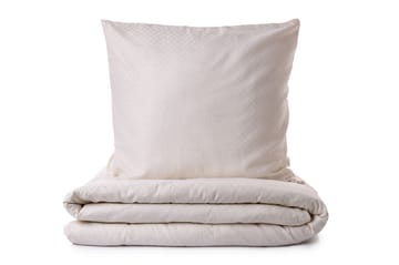 Plaid sengesett 200x200 cm - Krem - Tekstiler & tepper - Sengetøy - Sengesett