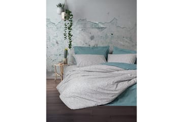 Ranforce Dobbel Dynetrekksett Kiku Mint - Mintgrønn - Tekstiler & tepper - Sengetøy - Sengesett