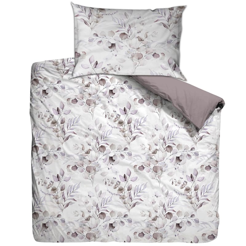 Tharion sengesett 140x200 cm - Nadia Lilla Hvit - Tekstiler & tepper - Sengetøy - Sengesett