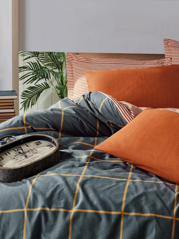 Wilmaake sengesett 240x220 cm - Kanel Mørk blå - Tekstiler & tepper - Sengetøy - Sengesett