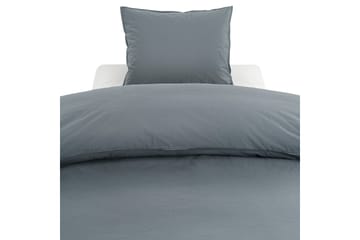 Sengetøysett Percale 3-deler 210x220/50x60 cm Midnattblå