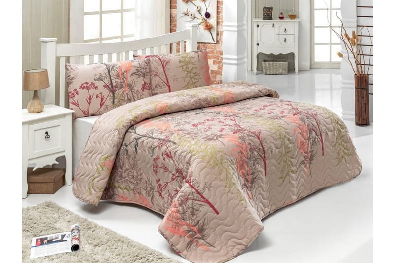Sengeteppe Eponj Home Dobbelt 200x220+2 Putetrekk Quiltet - Sengeteppe - Sengetøy
