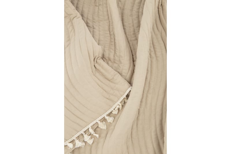 Sengeteppe Gibbos 180x260 cm - Beige - Sengetøy - Sengeteppe - Sengeteppe dobbeltseng