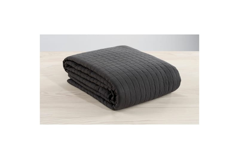 Sengeteppe 250 x 250 cm Grå - Grå - Tekstiler & tepper - Sengetøy - Sengeteppe