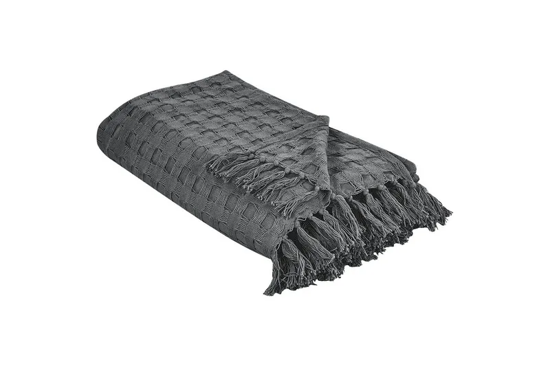 Sengeteppe Bere Grå, 200x220 cm, Grå, 200x220 cm