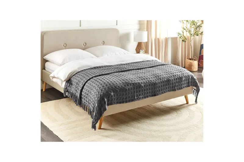 Sengeteppe Bere Grå, 200x220 cm - Grå, 200x220 cm - Tekstiler & tepper - Sengetøy - Sengeteppe