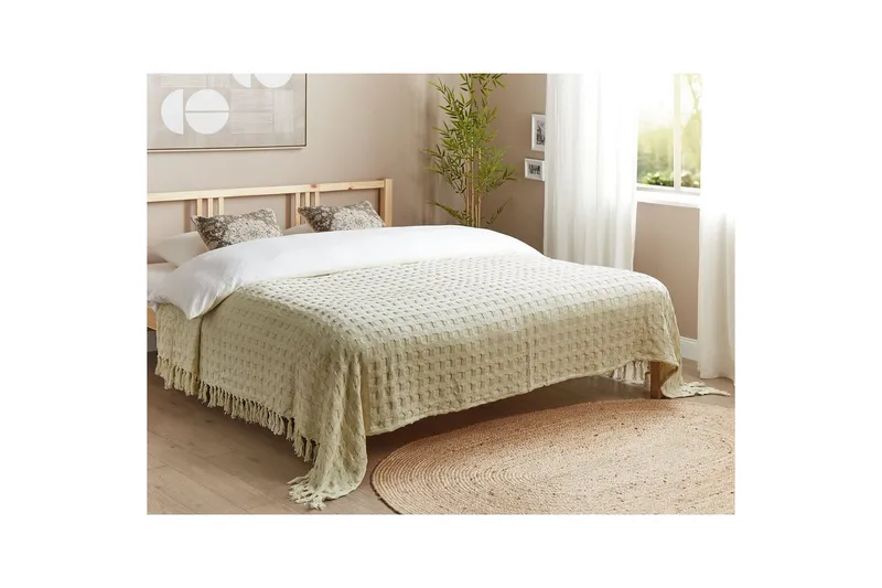 Sengeteppe Bere Hvit, 220x240 cm - Hvit, 220x240 cm - Tekstiler & tepper - Sengetøy - Sengeteppe