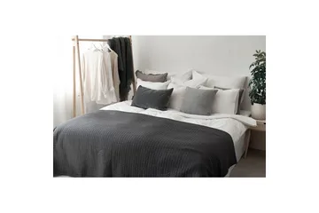 Sengeteppe Borganäs of Sweden - 250 x 250 cm, Grå - Tekstiler & tepper - Sengetøy - Sengeteppe