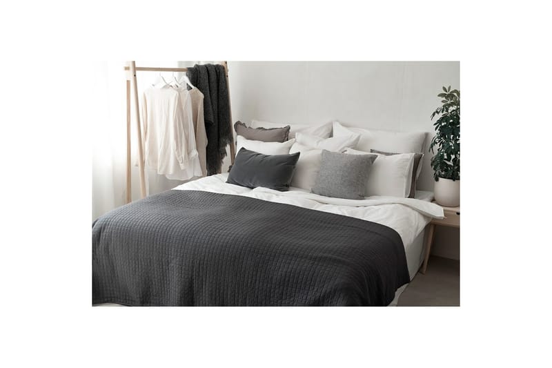 Sengeteppe Borganäs of Sweden - 250 x 250 cm, Grå - Tekstiler & tepper - Sengetøy - Sengeteppe