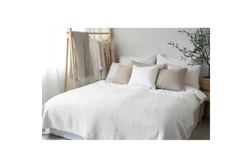 Sengeteppe Borganäs of Sweden - 250 x 250 cm, Hvit - Tekstiler & tepper - Sengetøy - Sengeteppe