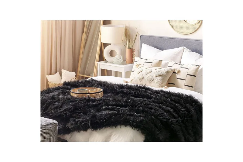 Sengeteppe Delice Svart - Svart - Tekstiler & tepper - Sengetøy - Sengeteppe