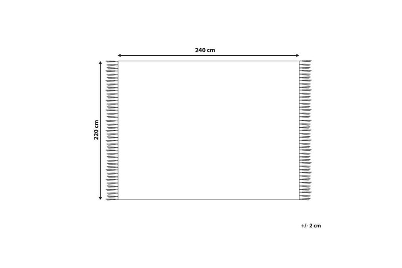 Sengeteppe Toutli Beige, 220x240 cm - Beige, 220x240 cm - Tekstiler & tepper - Sengetøy - Sengeteppe - Sengeteppe dobbeltseng