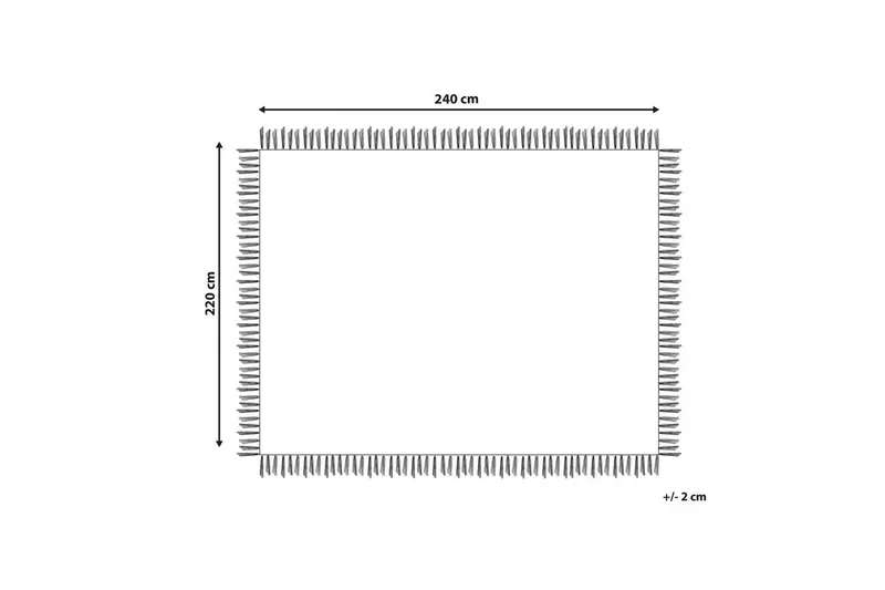 Sengeteppe Yerbent Hvit, 220x240 cm - Hvit, 220x240 cm - Tekstiler & tepper - Sengetøy - Sengeteppe - Sengeteppe dobbeltseng