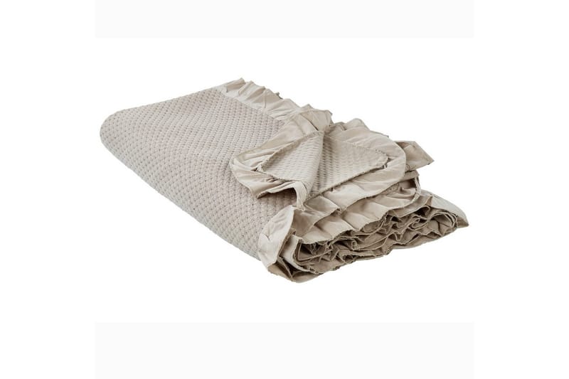 Sengeteppe Hatton Beige, 200x240 cm - Beige, 200x240 cm - Tekstiler & tepper - Sengetøy - Sengeteppe