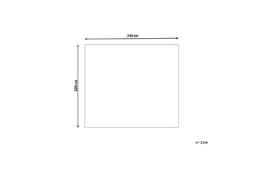 Sengeteppe Hatton Hvit, 240x220 cm - Hvit, 240x220 cm - Tekstiler & tepper - Sengetøy - Sengeteppe