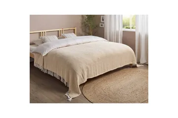 Sengeteppe Toutli Beige, 220x240 cm - Beige, 220x240 cm - Tekstiler & tepper - Sengetøy - Sengeteppe