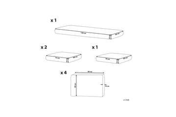 Putevar Bermuda - Hagemøbler & utemiljø - Øvrig hagemøbler - Tilbehør hagemøbler - Møbeltrekkpakker