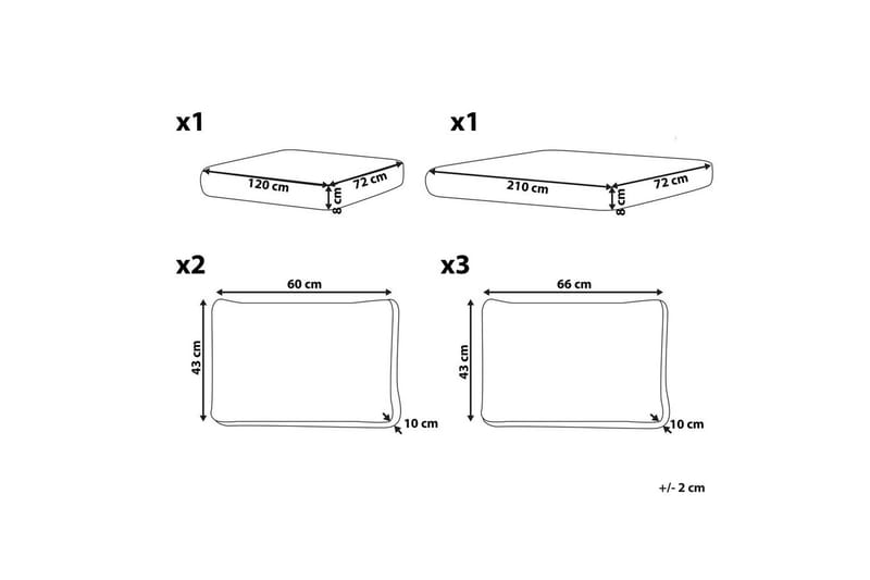 Putevar Lanciano - Hagemøbler & utemiljø - Øvrig hagemøbler - Tilbehør hagemøbler - Møbeltrekkpakker