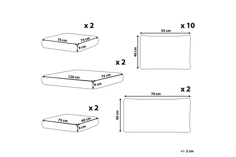 Putevar Maestro II - Hagemøbler & utemiljø - Øvrig hagemøbler - Tilbehør hagemøbler - Møbeltrekkpakker