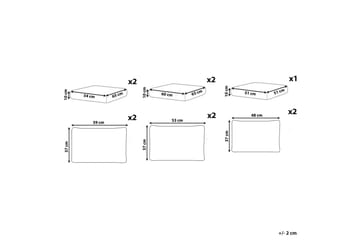 Putevar Milano - Hagemøbler & utemiljø - Øvrig hagemøbler - Tilbehør hagemøbler - Møbeltrekkpakker