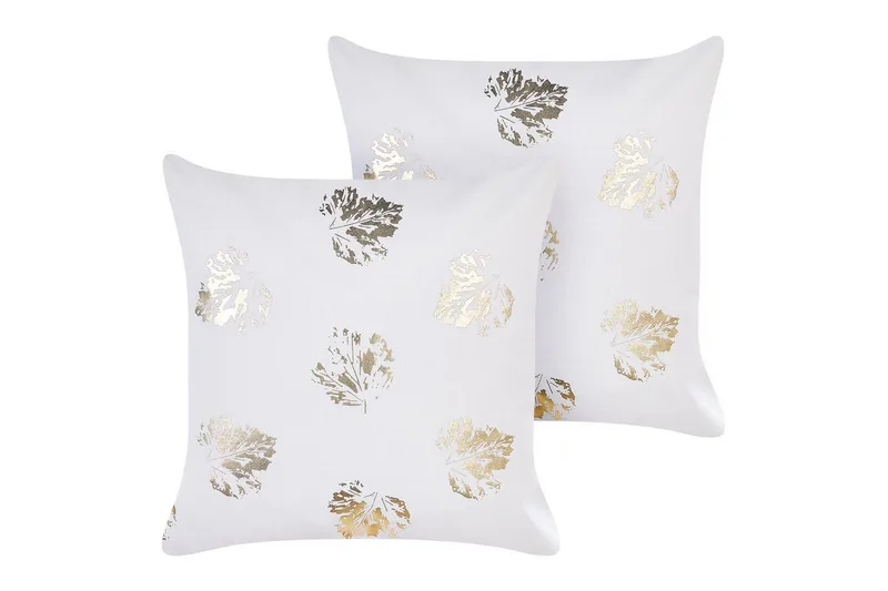 Pynteputer Goldenrod sett á 2 Hvit/gull, Hvit/gull