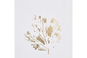 Pynteputer Goldenrod sett á 2 Hvit/gull - Hvit/gull - Tekstiler & tepper - Sengetøy - Sovepute - Hodepute & innerpute