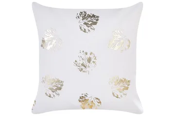 Pynteputer Goldenrod sett á 2 Hvit/gull - Hvit/gull - Tekstiler & tepper - Sengetøy - Sovepute - Hodepute & innerpute