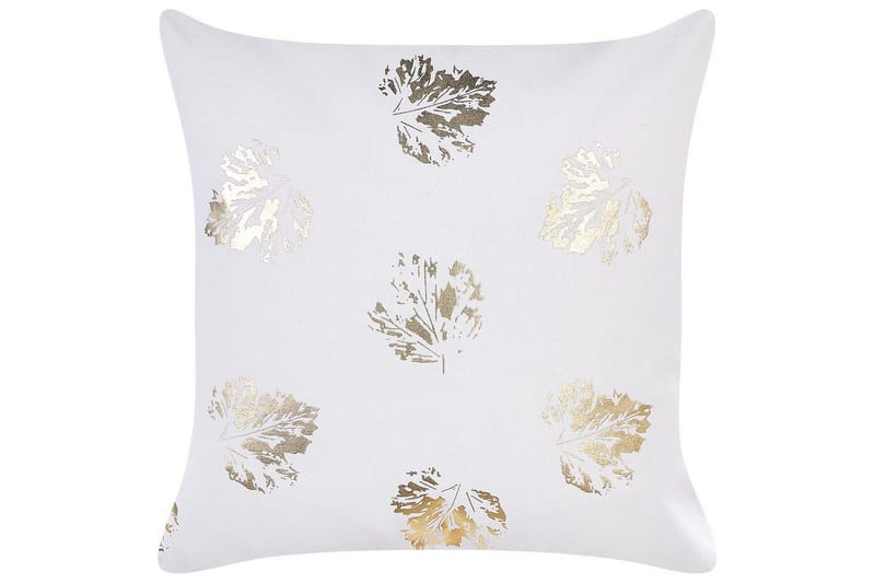 Pynteputer Goldenrod sett á 2 Hvit/gull - Hvit/gull - Tekstiler & tepper - Sengetøy - Sovepute - Hodepute & innerpute