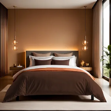 Veyloren dynetrekk 240x220 cm - Mørk brun - Tekstiler & tepper - Sengetøy