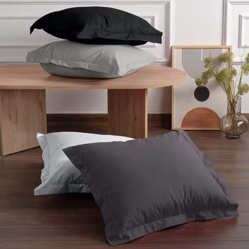 Veyloren putetrekk 2-pk 60x60 cm - Svart - Tekstiler & tepper - Sengetøy