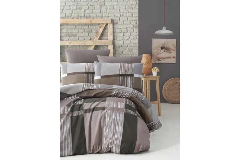 Victoria Ranforce Sengetøysett, Brun