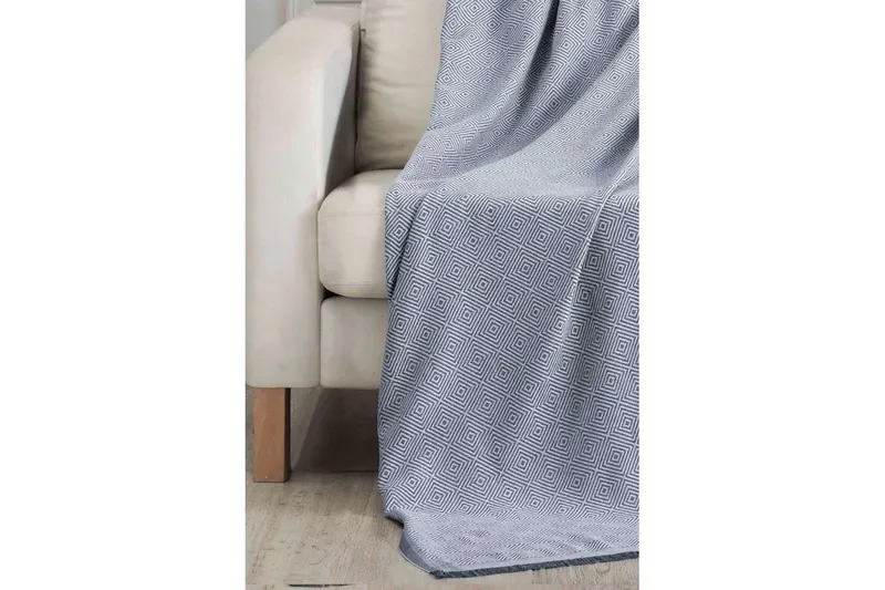 Sofatrekk Athodna Grå - Grå - Tekstiler & tepper - Tepper & pledd