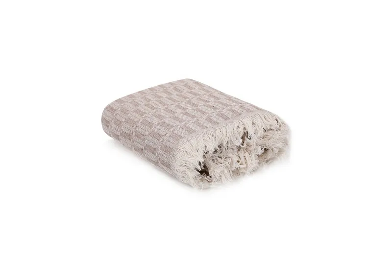 Sofatrekk Dawnvale Beige - Beige - Tekstiler & tepper - Tepper & pledd