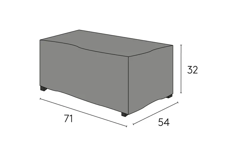 Møbelbeskyttelse Fotskammel Hillerstorp Kungshult Svart