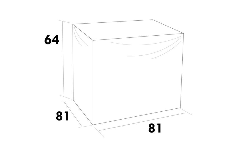Møbelbeskyttelse Lenestol Hillerstorp Oxelunda Hjørnedel Svart