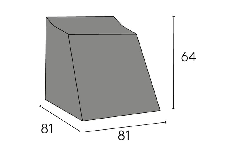 Møbelbeskyttelse Lenestol Hillerstorp Oxelunda Midtdel Svart