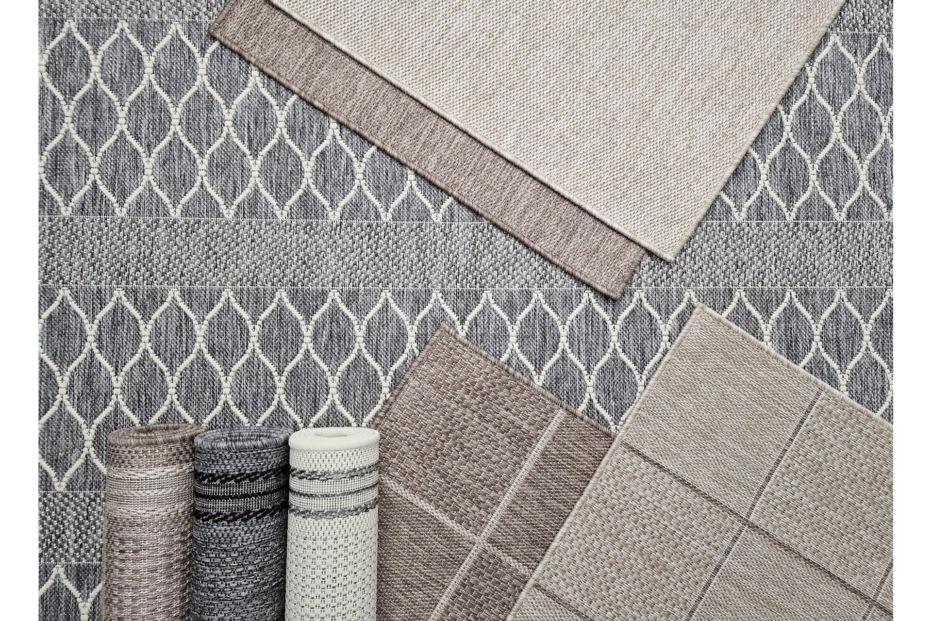 Madrid Flatvevd Matte 80x150 cm - Antrasitt - Tekstiler & tepper - Teppe & matte - Flatvevde tepper