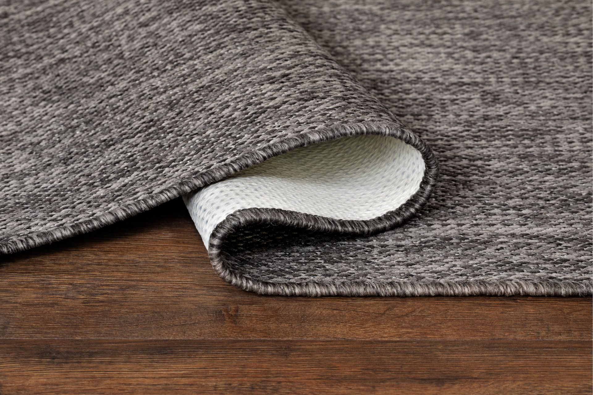 Madrid Flatvevd Matte 80x150 cm - Antrasitt - Tekstiler & tepper - Teppe & matte - Flatvevde tepper