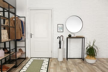 Tulpan Flatvevd Teppe 80x150 cm - Grønn - Tekstiler & tepper - Teppe & matte - Flatvevde tepper