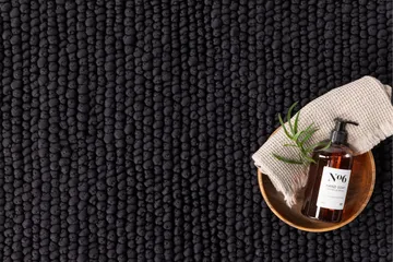 Wilmer Baderomsmatte 50x80 cm - Svart - Tekstiler & tepper - Teppe & matte - Baderomsmatte