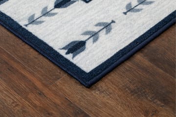 Tulpan Flatvevd Matte 57x200 cm - Blå - Tekstiler & tepper - Teppe & matte - Flatvevde tepper