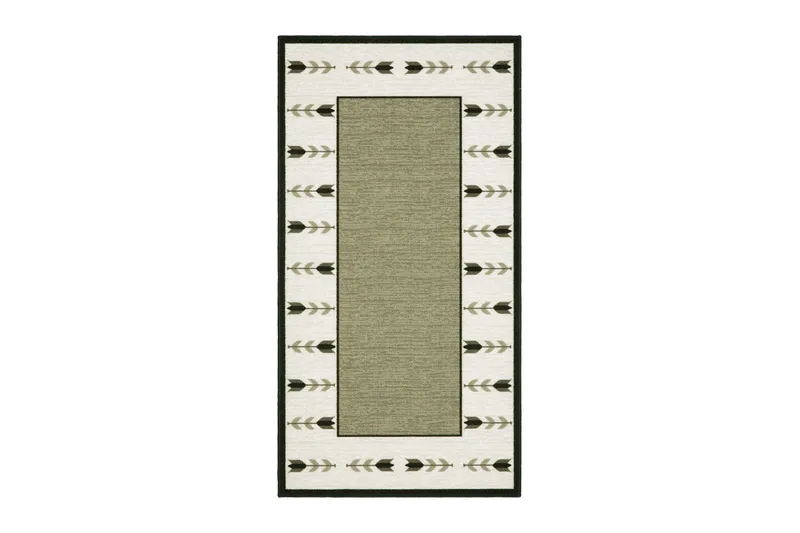 Tulpan Flatvevd Matte 57x200 cm, Grønn