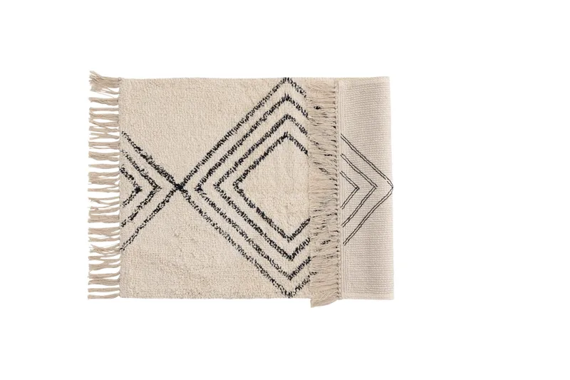 Love Baderomsmatte 50x80 cm - Hvit - Tekstiler & tepper - Teppe & matte - Baderomsmatte