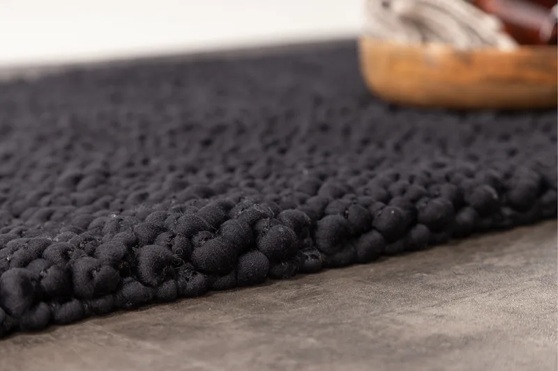 Wilmer Baderomsmatte 50x80 cm - Svart - Tekstiler & tepper - Teppe & matte - Baderomsmatte