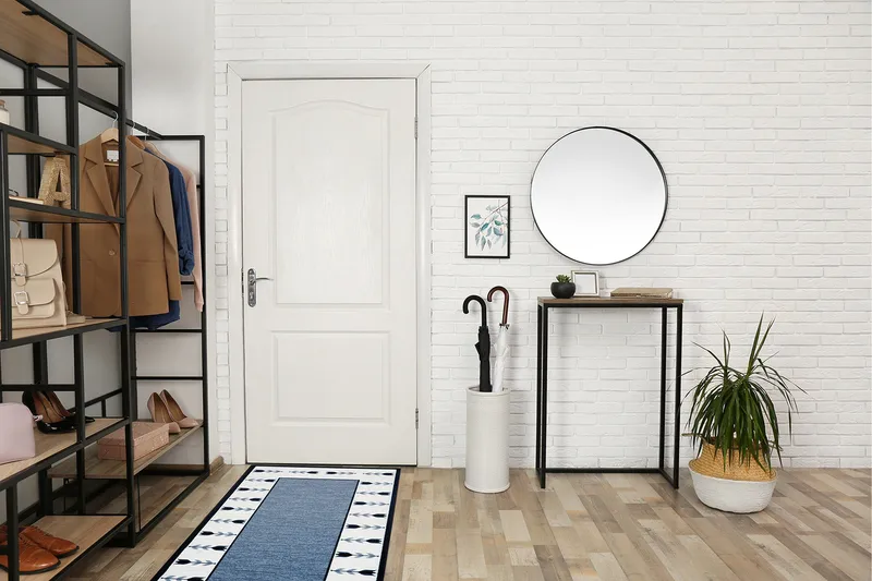 Tulpan Flatvevd Teppe 80x150 cm - Blå - Tekstiler & tepper - Teppe & matte - Flatvevde tepper