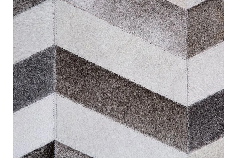 Aksaz Matte 140 | 200 cm - Grå - Tekstiler & tepper - Teppe & matte - Skinn & pelstepper - Kuskinn